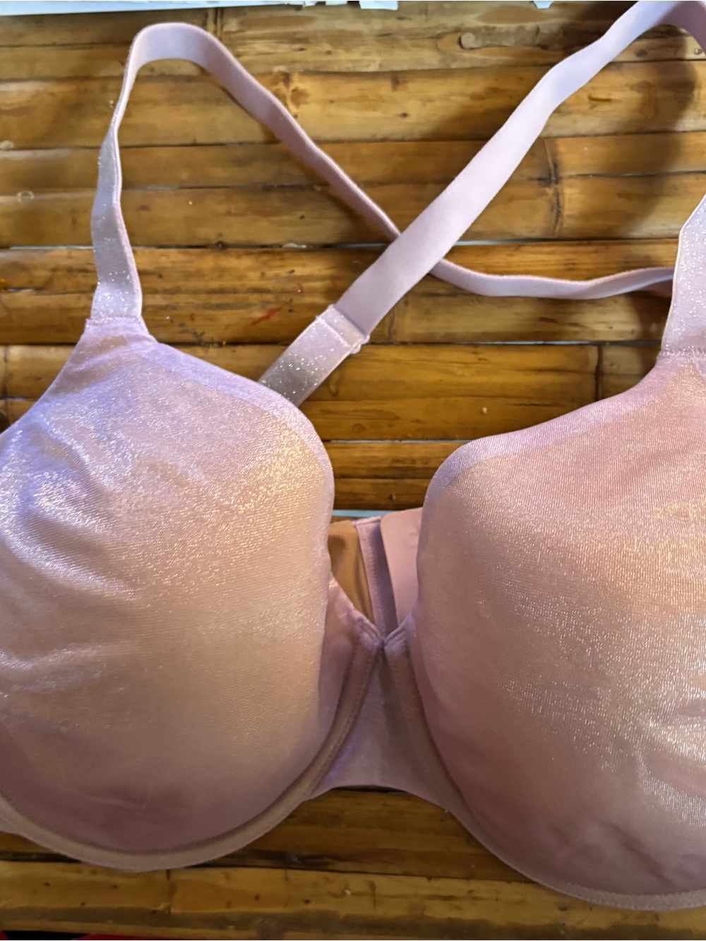 Victoria's Secret Shimmery Pale Pink Molded T-Shirt Bra